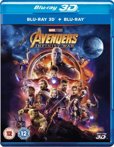 Avengers: Infinity War 3D Blu Ray 2018