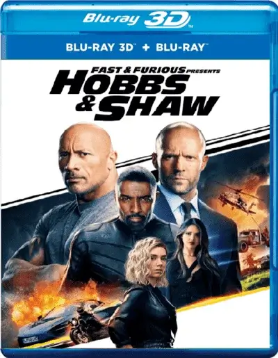 Fast and Furious Presents Hobbs and Shaw 3D Blu Ray 2019