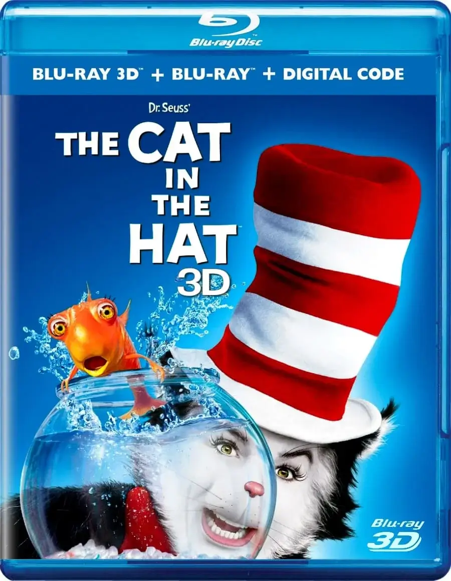 The Cat in the Hat 3D Blu Ray 2003