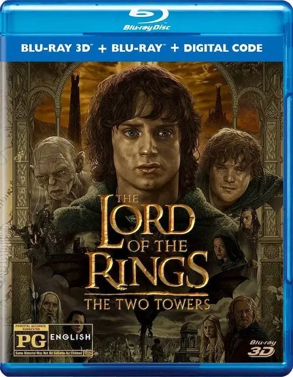 The Lord of the Rings: The Two Towers 3D Blu Ray 2002