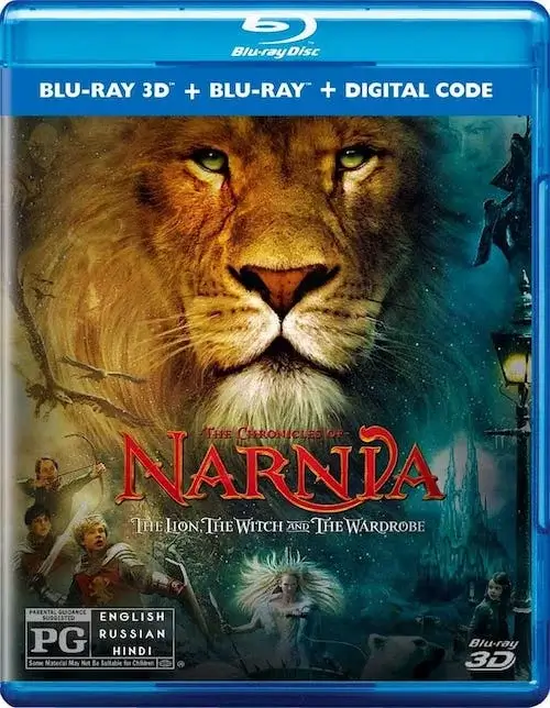 The Chronicles of Narnia: The Lion, The Witch and The Wardrobe 3D Blu Ray 2005