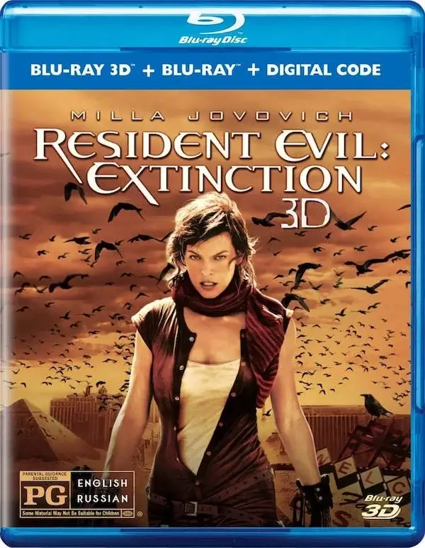 Resident Evil: Extinction 3D Blu Ray 2007