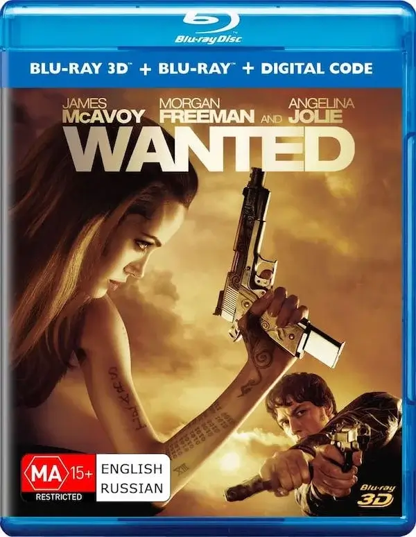 Wanted 3D Blu Ray 2008