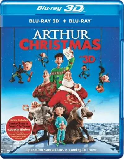 Arthur Christmas 3D Blu ray 2011