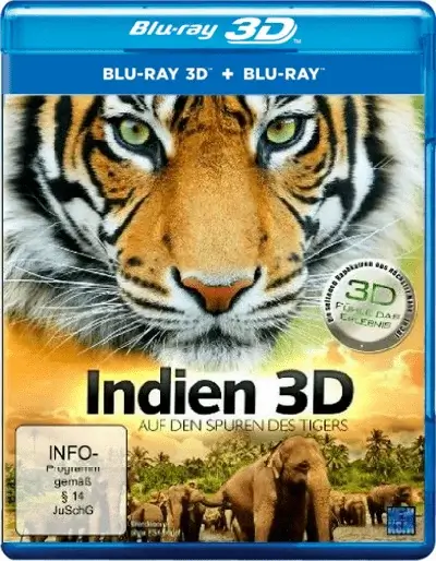 India On The Trail Of The Tiger 3D Blu ray 2013