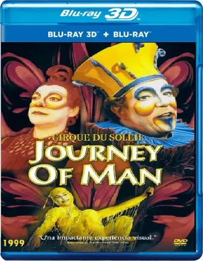 Cirque du Soleil: Journey of Man 3D Blu ray 2000
