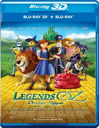 Legends of Oz: Dorothy's Return 3D Blu Ray 2013