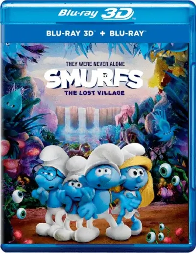 Smurfs The Lost Village 3D Blu Ray 2017
