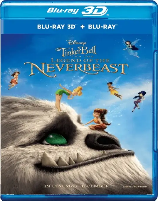 Tinker Bell and the Legend of the Neverbeast 3D Blu Ray 2014