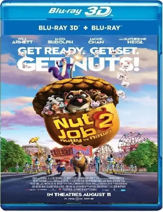 The Nut Job 2 Nutty by Nature 3D Blu Ray 2017