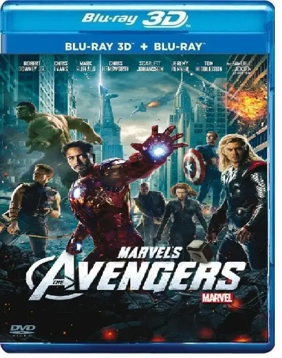 Avengers 3D Blu Ray 2012