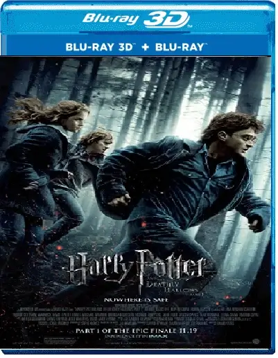 Harry Potter and the Deathly Hallows: Part 1 3D Blu Ray 2010