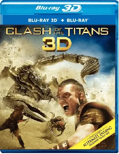 Clash of the Titans 3D AND Wrath of the Titans 3D TWO PACK 3D BLU RAY