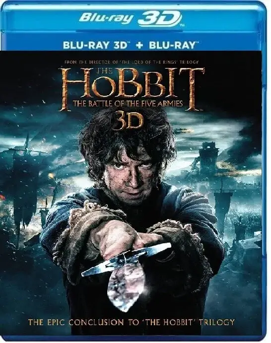 The Hobbit: The Battle of the Five Armies 3D Blu Ray 2014