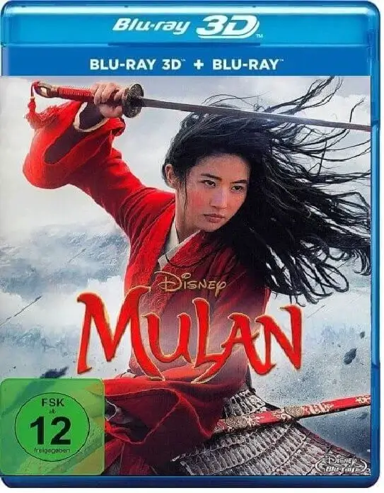 Mulan 3D Blu Ray 2020
