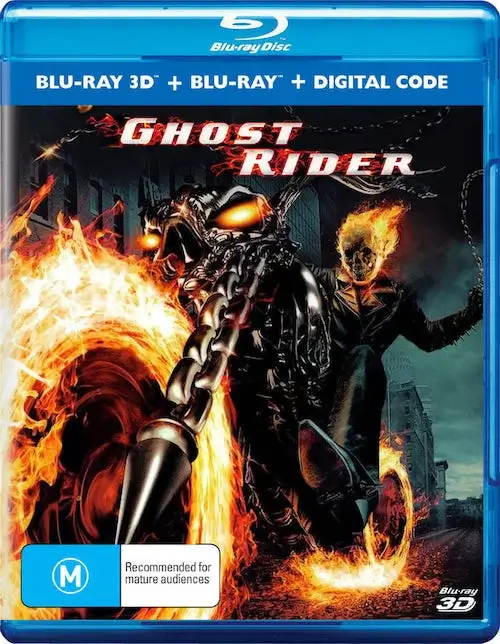 Ghost Rider 3D Blu Ray 2007