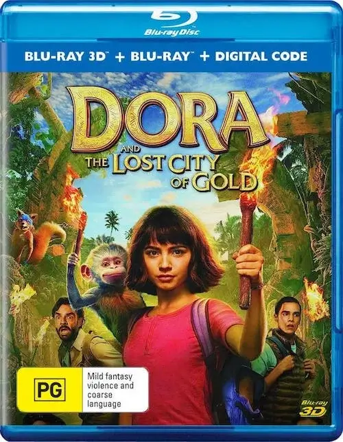 Dora and the Lost City of Gold 3D Blu Ray 2019