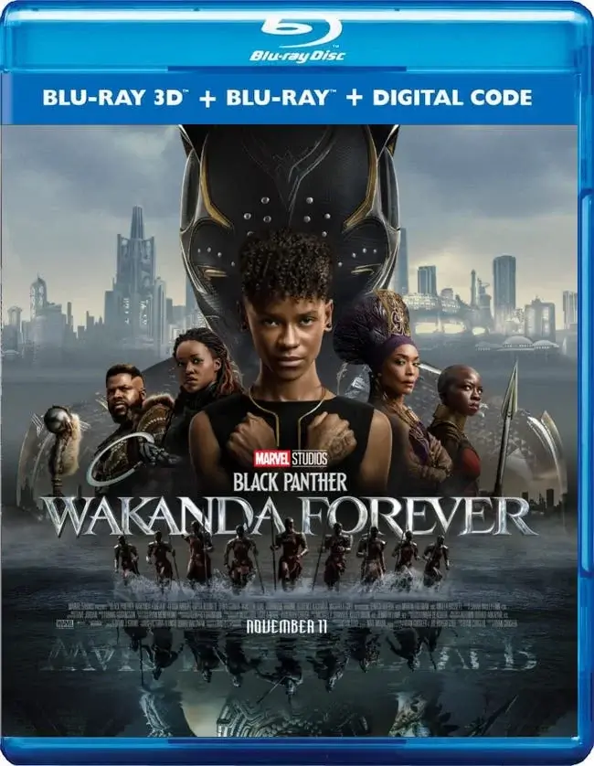 Black Panther: Wakanda Forever 3D Blu Ray 2022