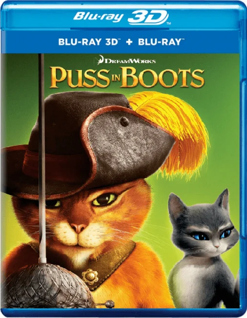 Puss in Boots 3D Blu Ray 2011