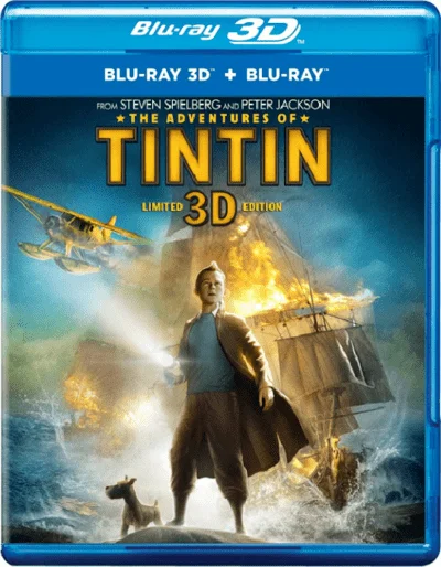 The Adventures of Tintin 3D Blu Ray 2011