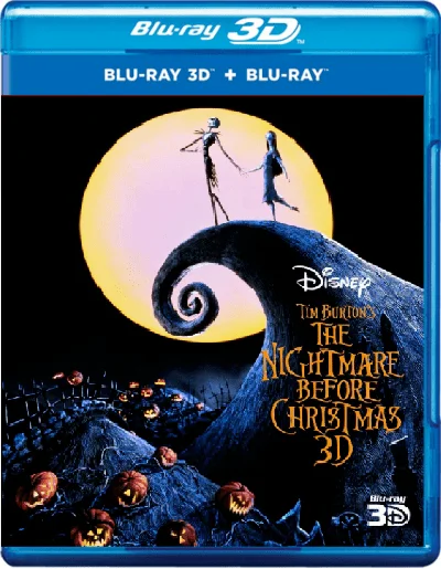The Nightmare Before Christmas 3D Blu Ray 1993
