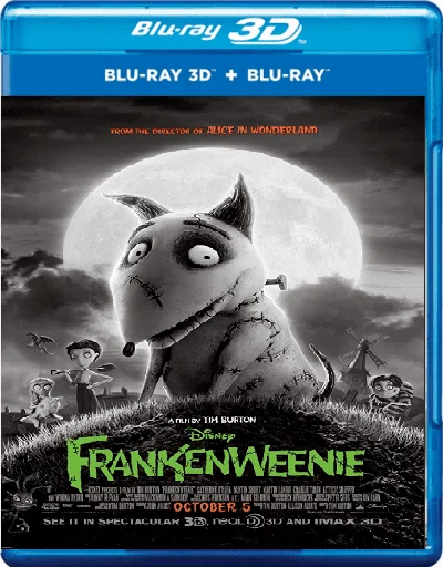 Frankenweenie 3D Blu Ray 2012