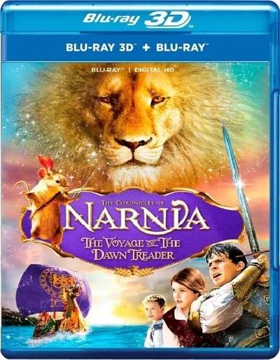 The Chronicles of Narnia The Voyage of the Dawn Treader 3D Blu Ray 2010