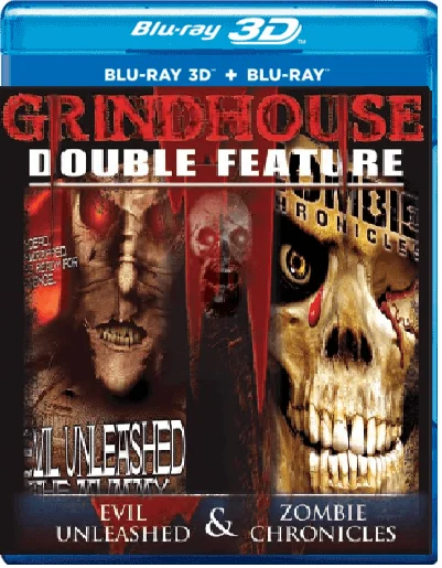 Zombie Chronicles & Evil Unleashed Grindhouse 3D Blu Ray 2003