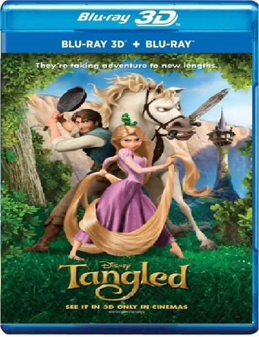 Tangled 3D Blu Ray 2010