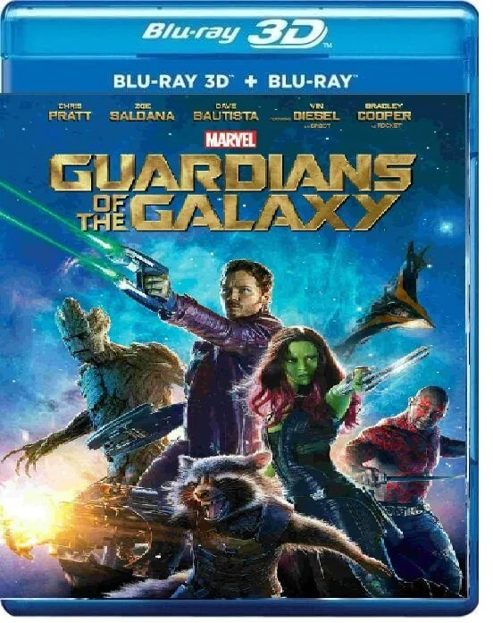 Guardians of the Galaxy 3D Blu Ray 2014