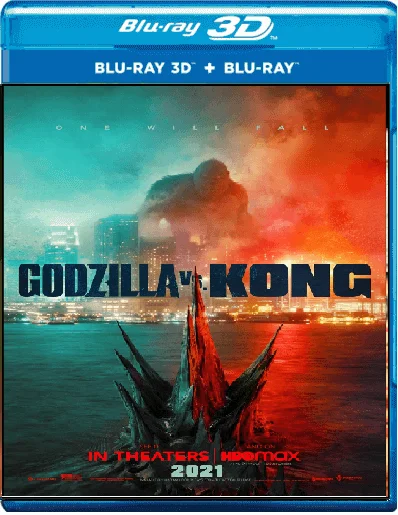 Godzilla vs. Kong 3D Blu Ray 2021