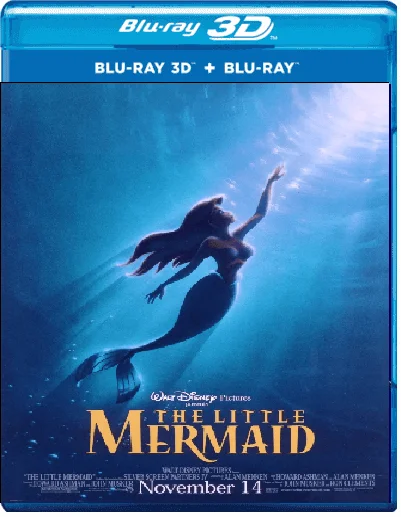 The Little Mermaid 3D Blu Ray 1989