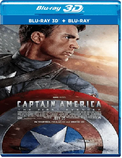 Captain America: The First Avenger 3D Blu Ray 2011