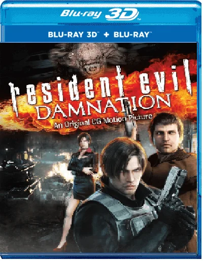 Resident Evil Damnation 3D Blu Ray 2012
