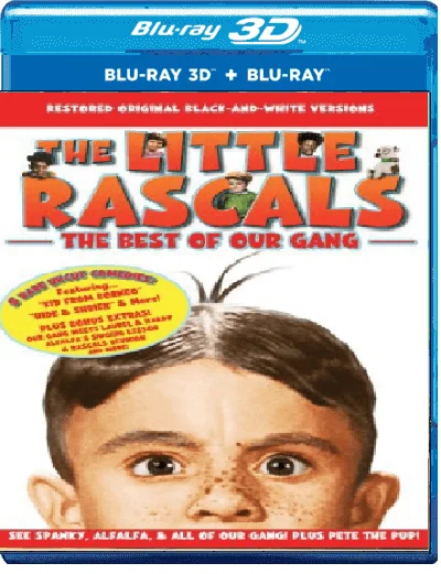 The Best of The Little Rascals 3D Blu Ray 1931-1938