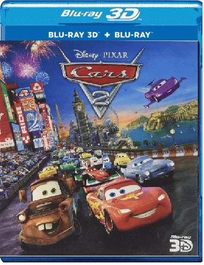 Cars 2 3D Blu Ray 2011