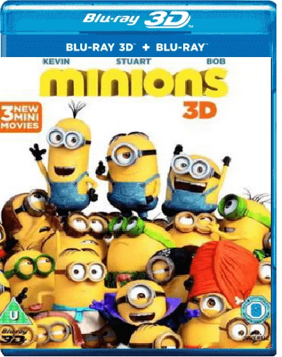 Minions 3D Blu Ray 2015