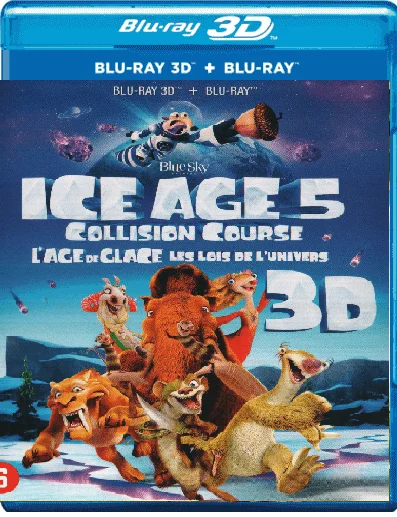 Ice Age: Collision Course 3D Blu Ray 2016