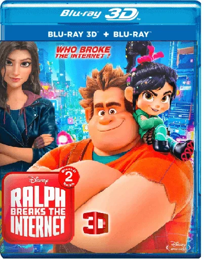 Ralph Breaks the Internet 3D Blu Ray 2018