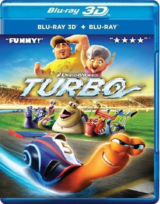 Turbo 3D Blu Ray 2013