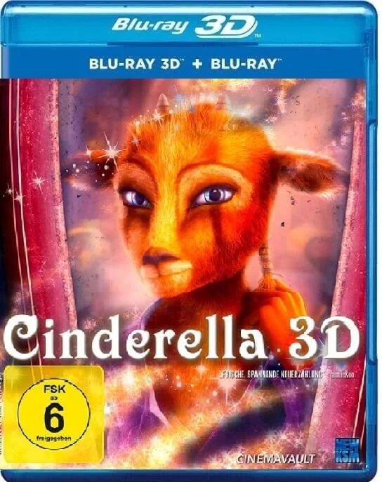 Cinderella 3D Blu Ray 2012