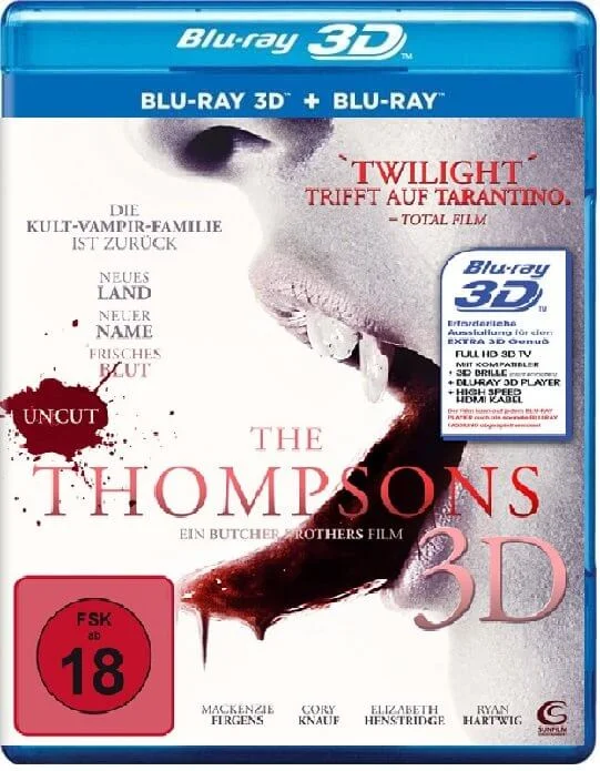 The Thompsons 3D Blu Ray 2012