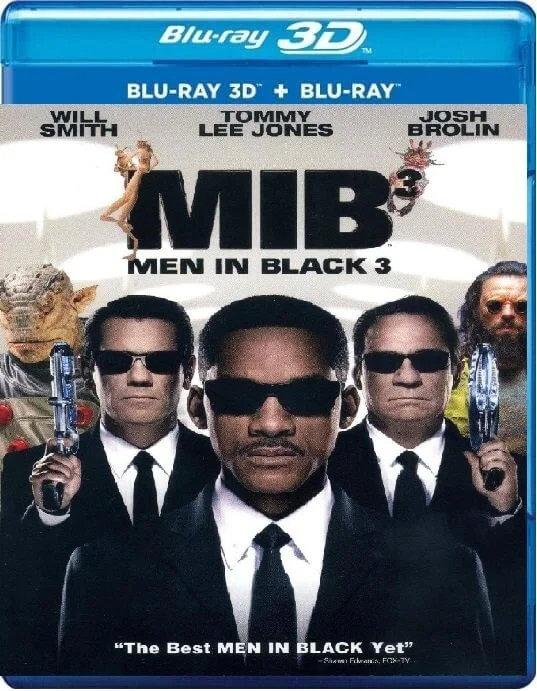 Men In Black 3 3D Blu Ray 2012