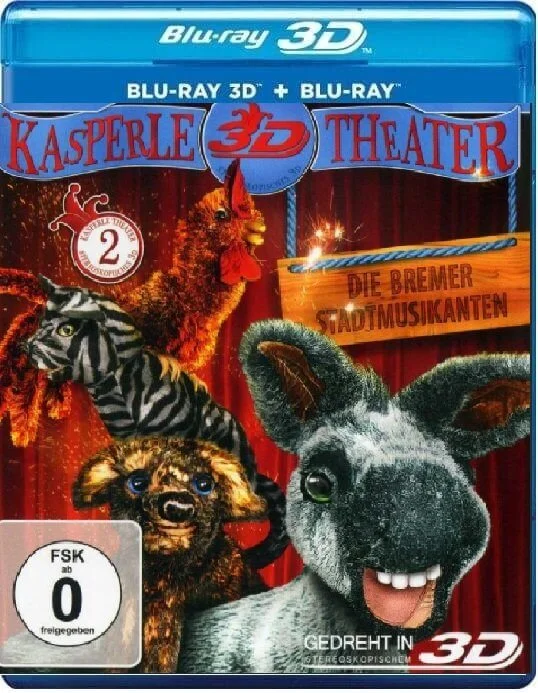 Kasperle Theater Die Bremer Stadtmusikanten 3D Blu Ray 2012