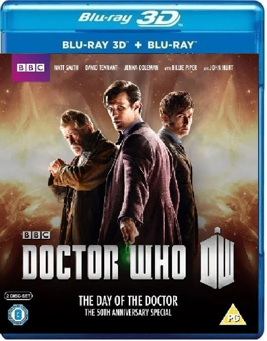 The Day of the Doctor 3D Blu Ray 2013