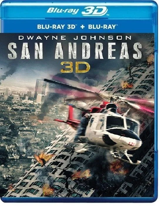 San Andreas 3D Blu Ray 2015