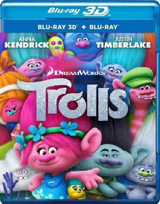 Trolls 3D Blu Ray 2016