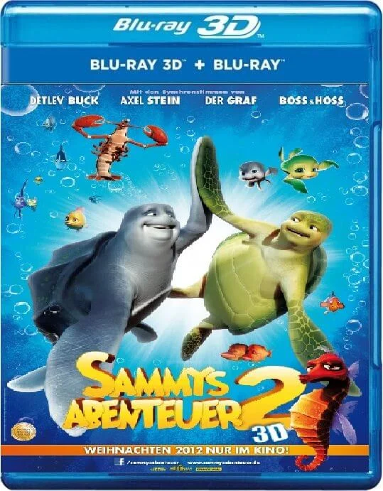 Sammy's Adventures 2 3D Blu Ray 2012