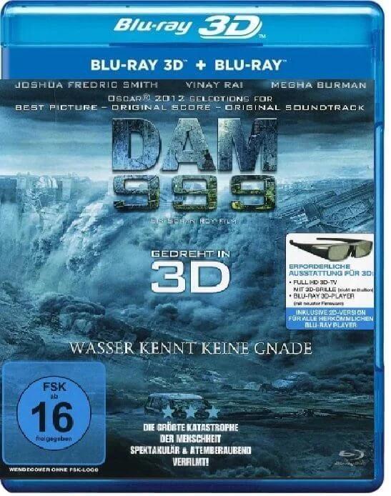 Dam 999 3D Blu Ray 2011