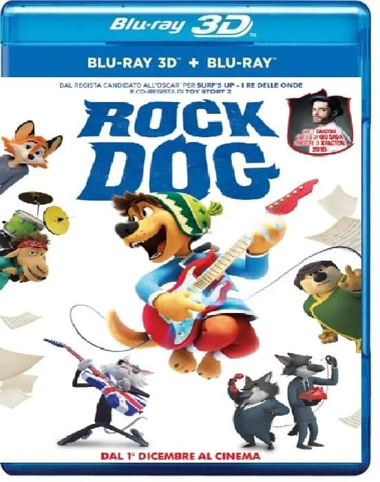Rock Dog 3D Blu Ray 2016